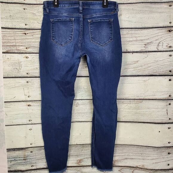 KanCan x Maurices High Rise Ankle Skinny Jeans Sz 31 Raw Hem Stretch - Picture 5 of 8